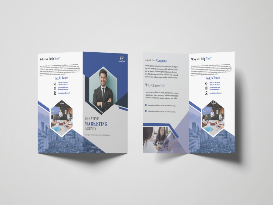I will design food menu design or by fold , try fold 