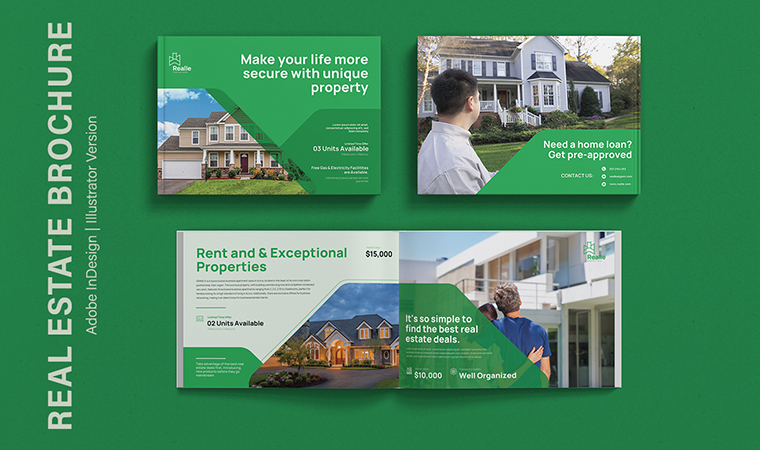 I will design offering memorandum or property brochure for real estate redesign