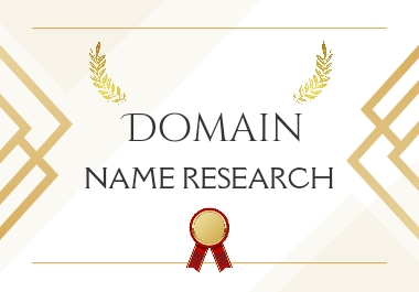 I will do domain name research 