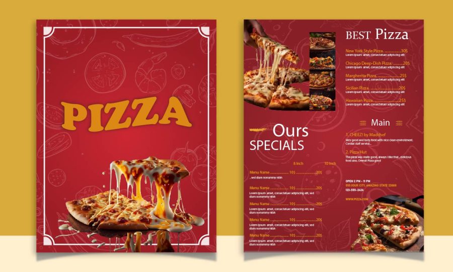 I will list pricings of restaurant&rsquo;s menu, or any services.