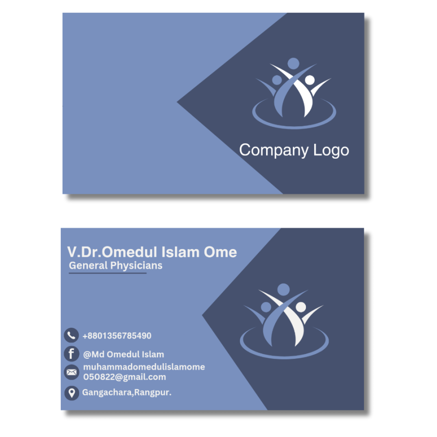 I will create a business card design. 