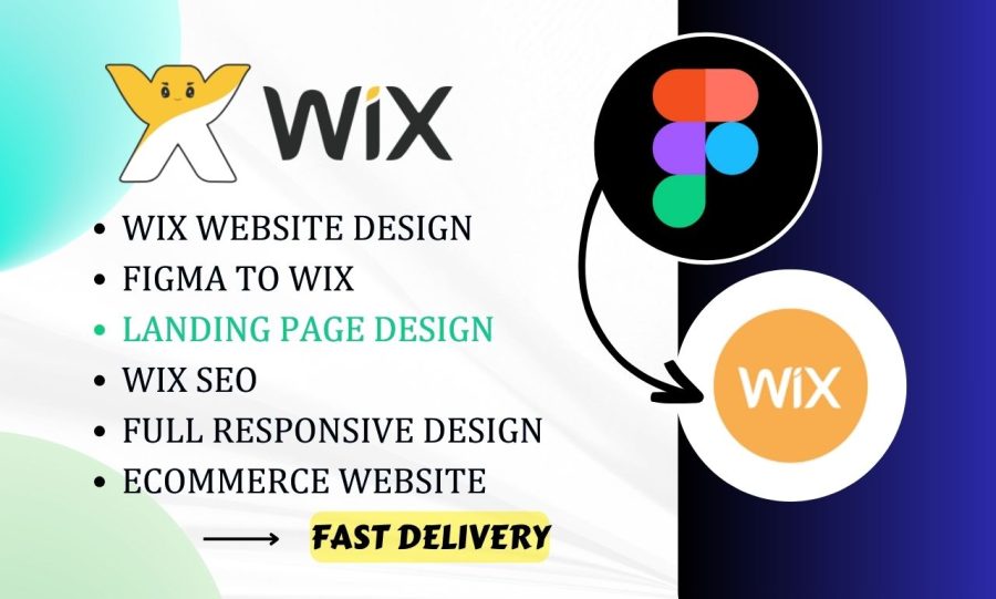 I will convert figma to wix website design or redesign and wix landing page