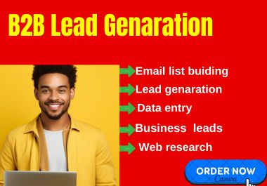  I will do b2b lead generation, contact list, and email finding perfectly.