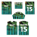 I will do Sublimation Polo Strip Collar jersey Design