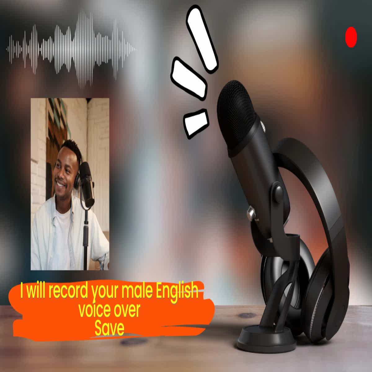 I record audio in neutral English for YouTube videos and other projects