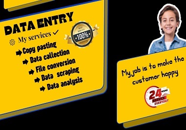 i will do data entry and CMS data entry Expert with web scraping