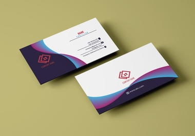 I will do professional business card design for your business brand 