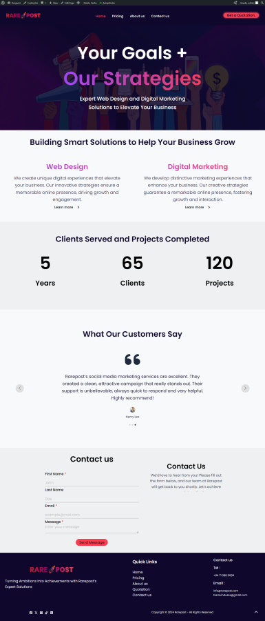 I create top quality responsive WordPress website 