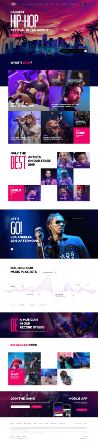 Website ui/ux design | landing page design