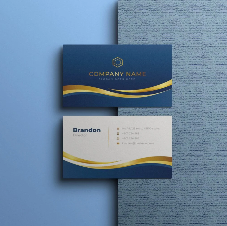 I will do luxury minimalist business card and business logo design
