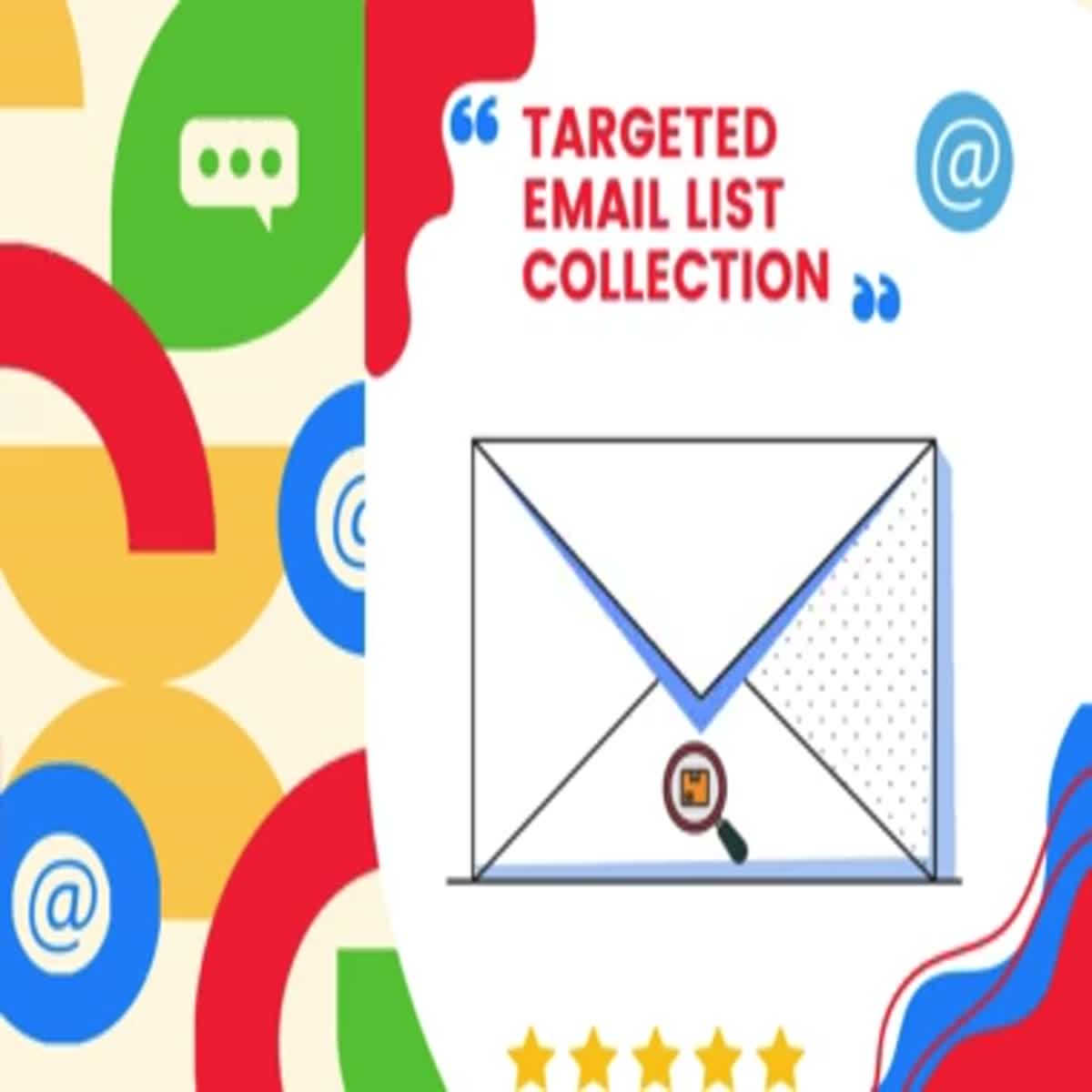  I WILL Collect Niche targeted active and verify email for email marketing 