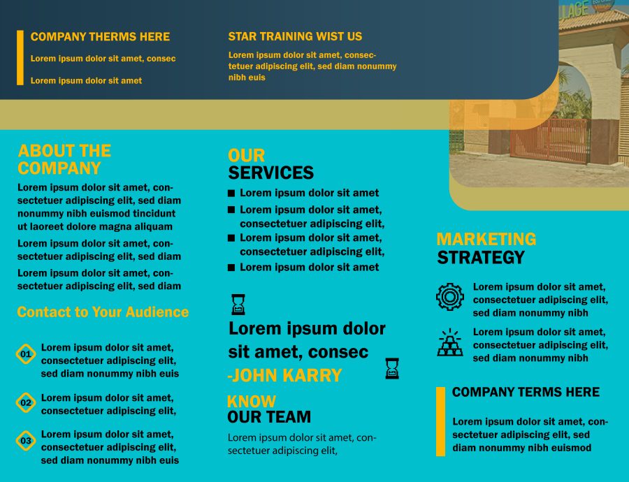 I will do create eye-catching brochure design for your business