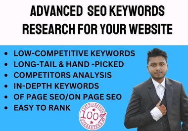 Advanced Top-rated SEO Keyword Research .