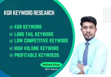 Advance SEO service and KGR Keyword Research 