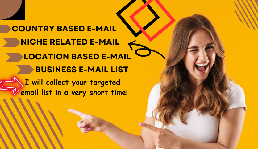 Find your targeted, 30K email list in very short time