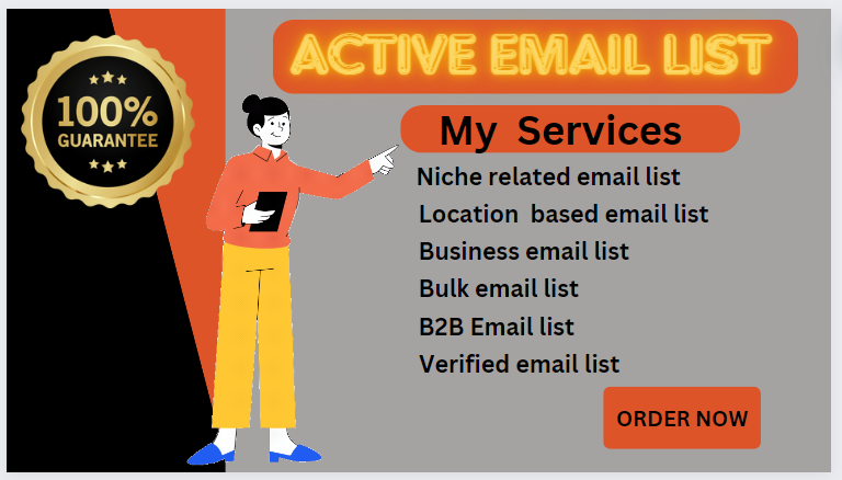 I will do Customized, Target, and bulk B2B Lead Generation Solutions