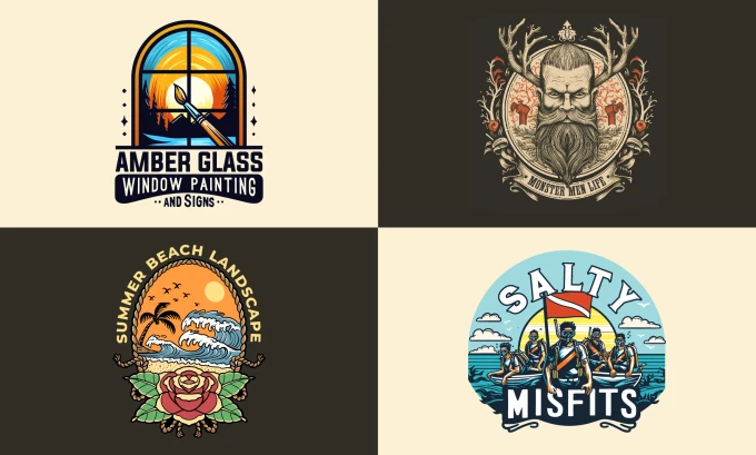 I will design hand drawn logo for your business