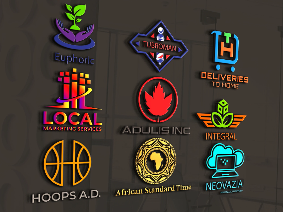 I will do professional minimalist 3d logo design in 16 hours