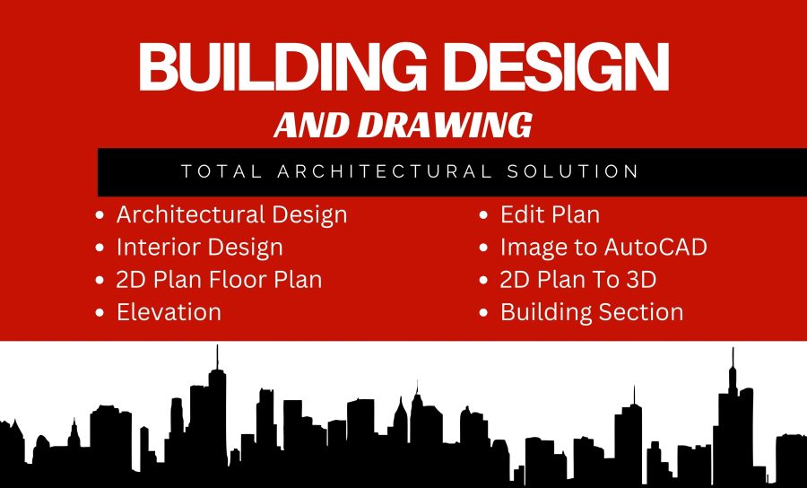 I will draw 2d floor plans, sections, elevations in autocad