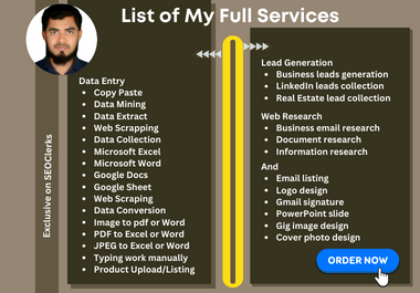 I will furnish B2B lead generation active & valid email and web research to artistry