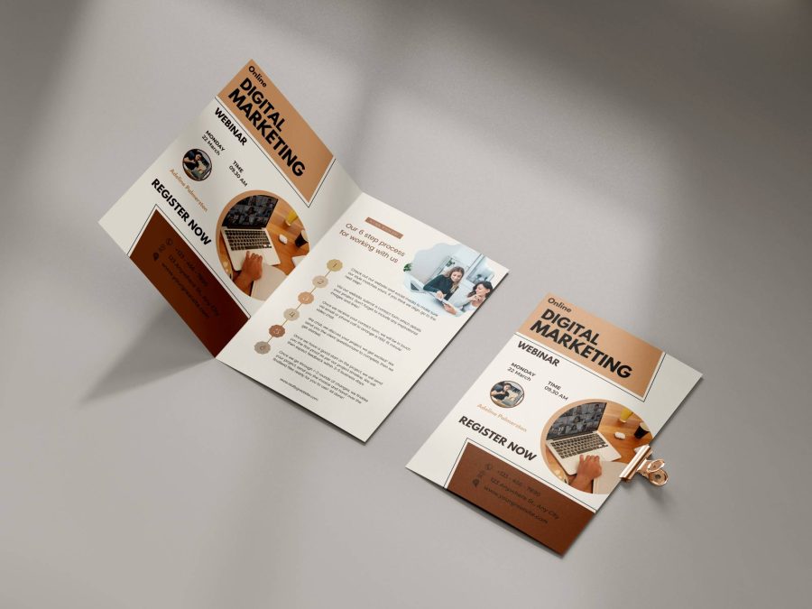 I will do a business flyer design for your company and logo design