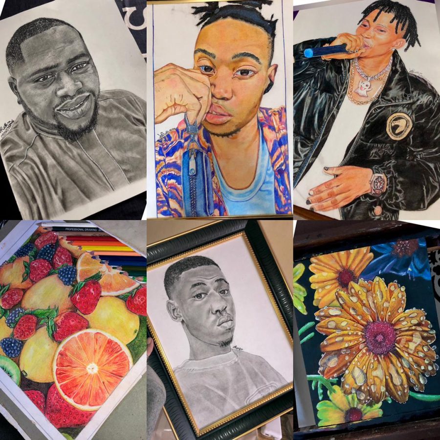 Charcoal Drawing || Pencil in the Drawing || Painting