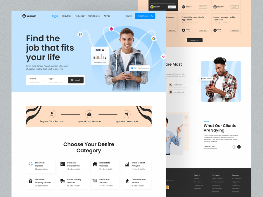 I will create portfolio website, business website HTML CSS bootstrap