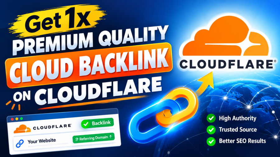 Get 1 High Quality Cloud Backlink on Cloudflare 