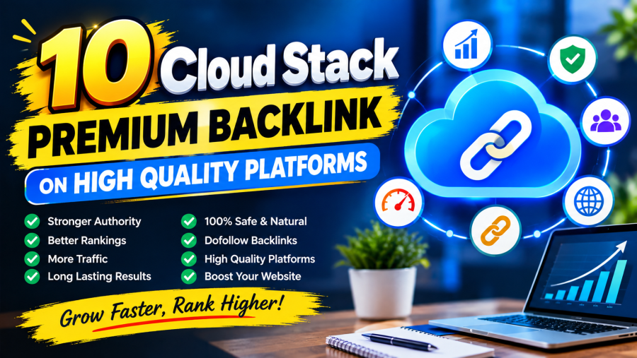 I Will Build 10 High Quality Cloud Stack Backlinks