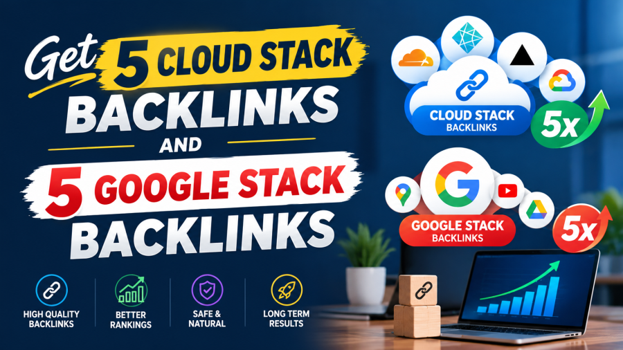 Get 5x Cloud Stack and 5x Google Stack Backlinks