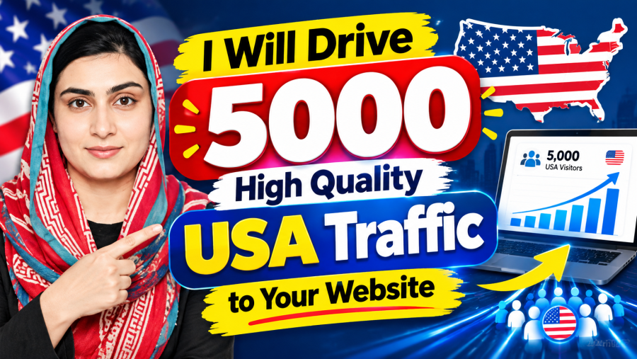 Get 5000+ USA High Quality Website Traffic Visitors