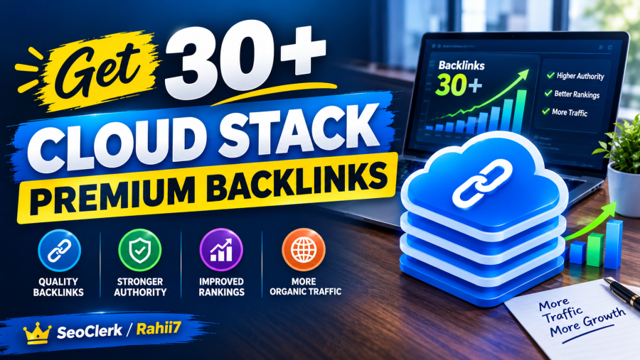 Get 30+ Cloud Stack Premium Backlinks