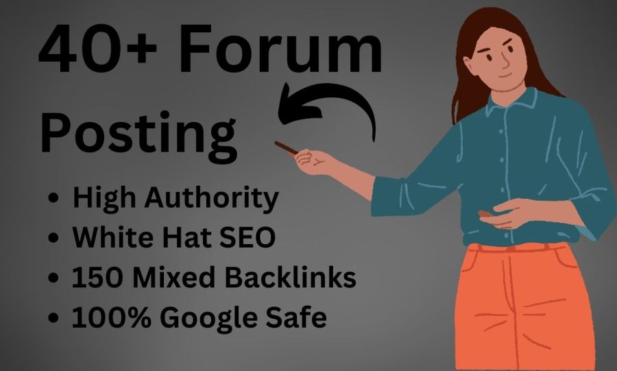 I will provide 40 Forum Posting Backlinks to High DA PA websites