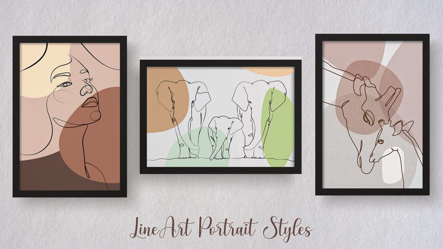 I'll make line art illustration form your photos