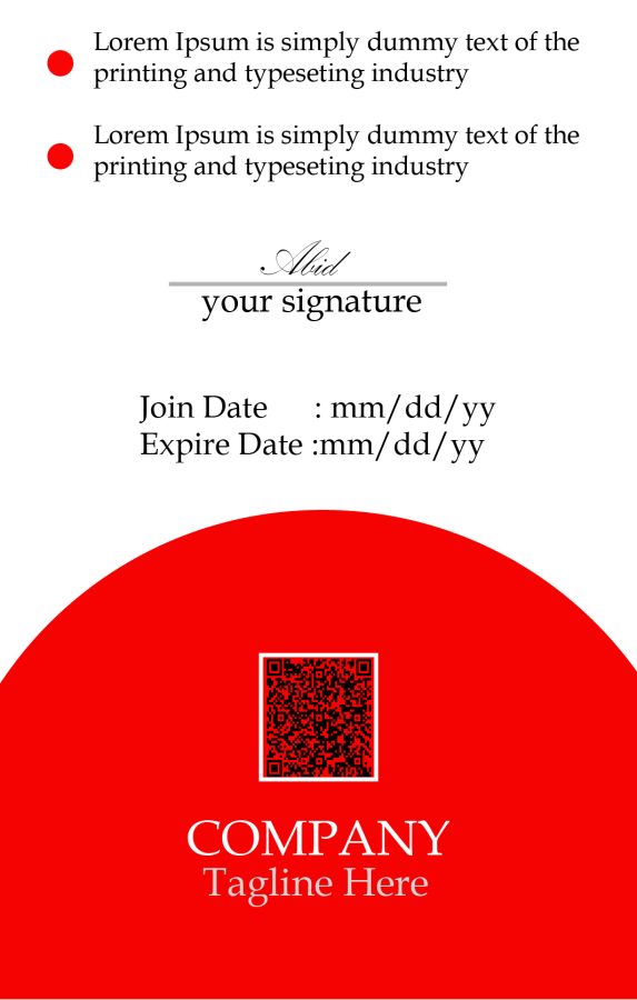 I will be personal professional id card designer