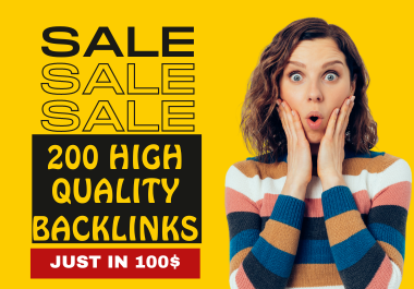 2024 Updated Manual 200 High Quality Unique Backilinks 
