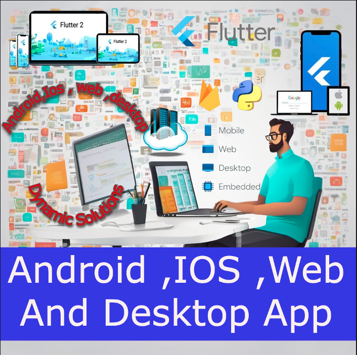 Flutter developer android ios ,web ,desktop app 
