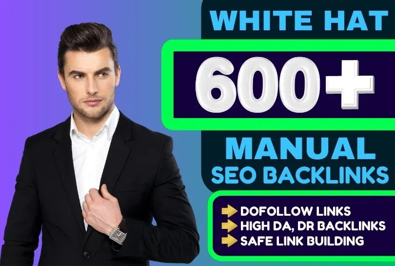 I will provide high da 600+ seo backlinks with dofollaw link building