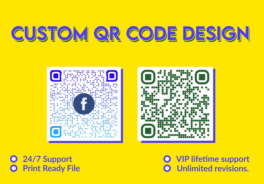 I will design custom QR code for your business card, social media profile and website