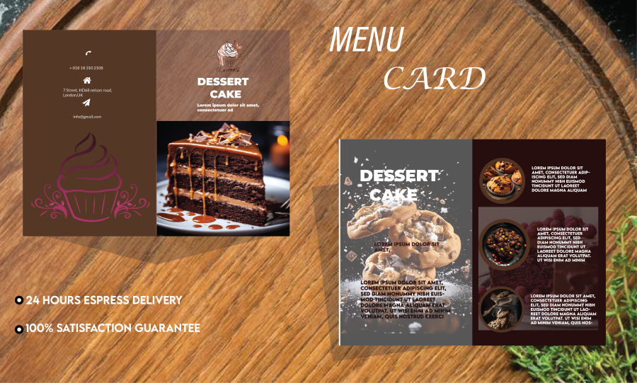I will design professional restaurant food Menu card, and Digital menu card within a days.