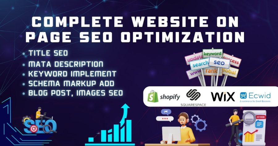 Complete website on page SEO optimization