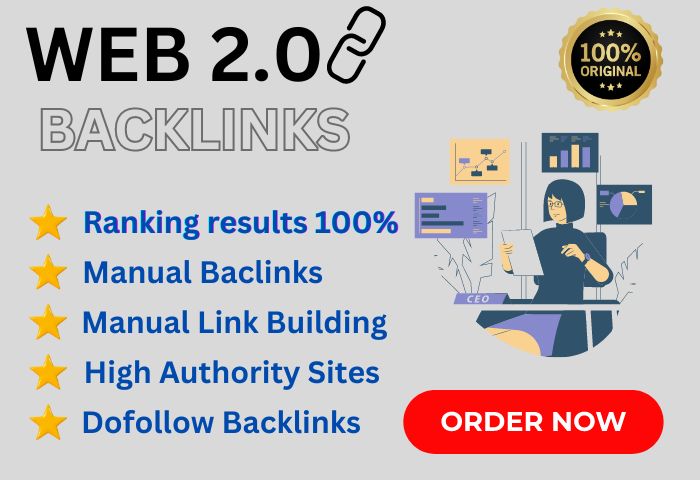 I will do high quality web 2 0 backlinks