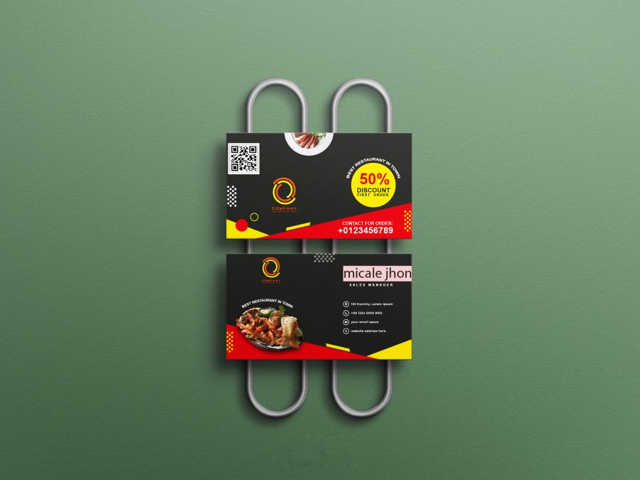 I will create business cards for you