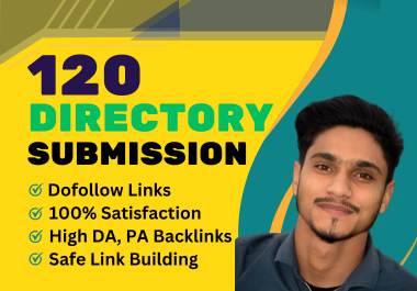 I will provide 120 approval directory submissions manually