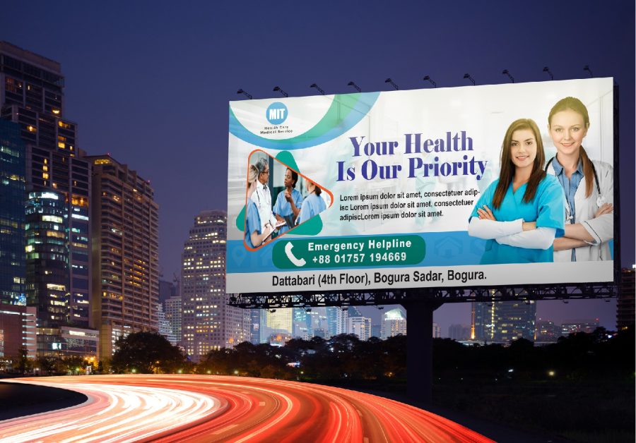 I will design billboard, yard sign, signage, sign board, outdoor ads, or vinyl banner