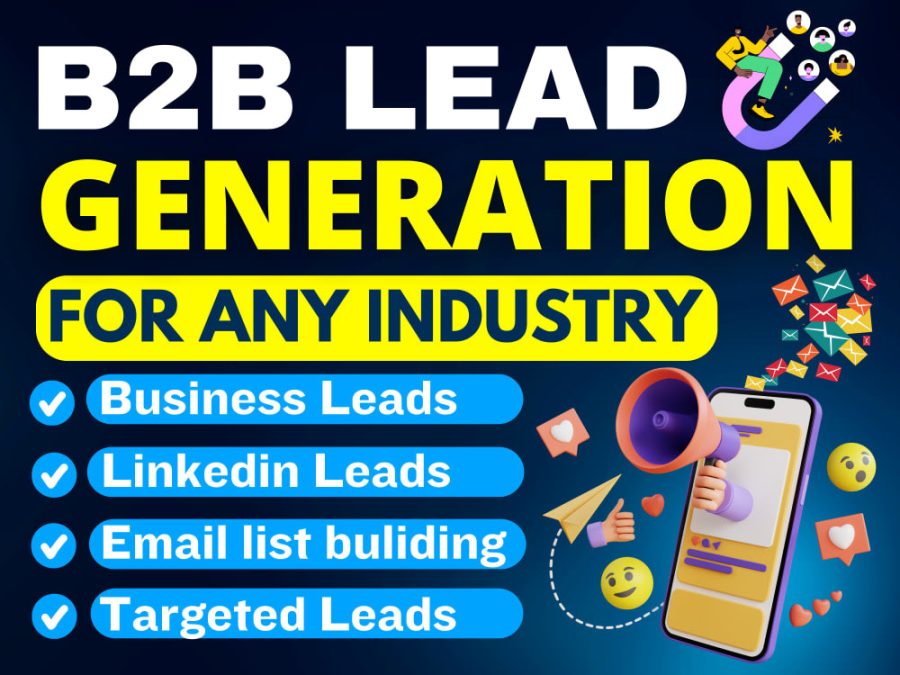 You will get Email Lead list, Email List Building, B2b Prospect list, Lead Generation