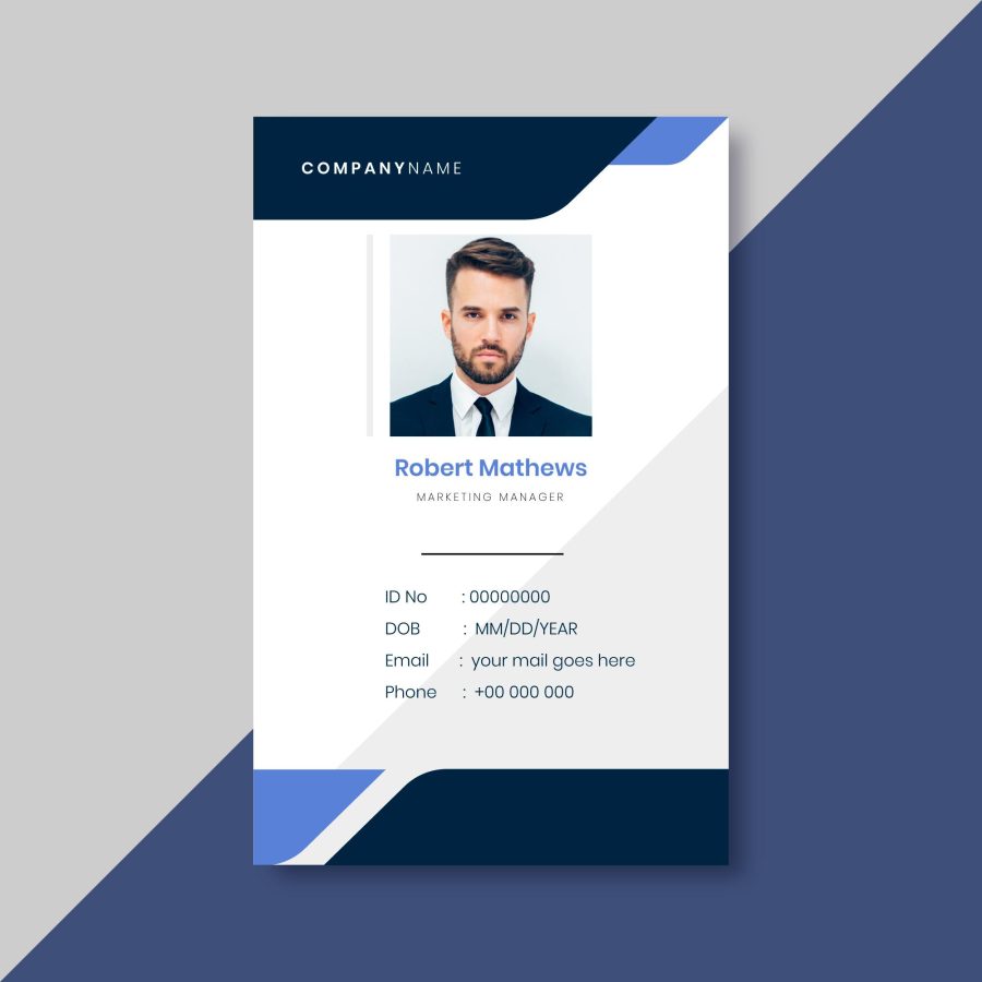 I will design id badge, name card, press pass, lanyard, ribbon