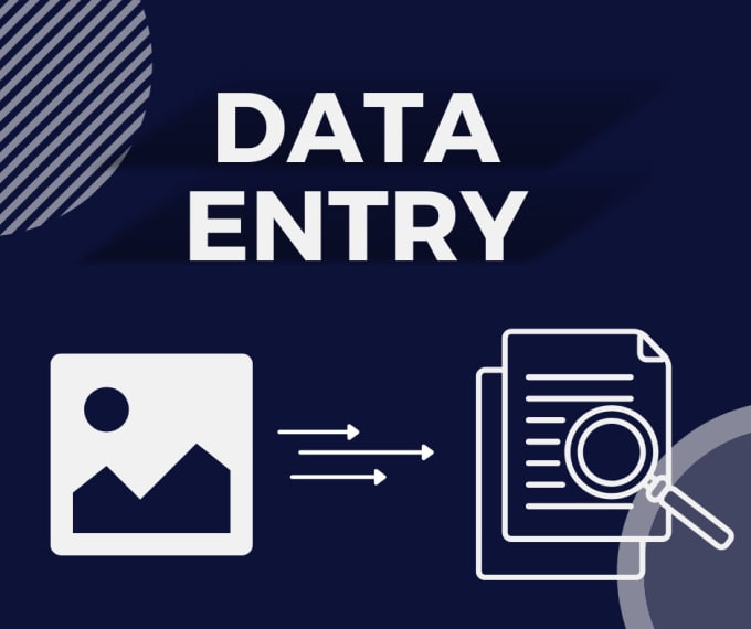 We do best data entry in short time.