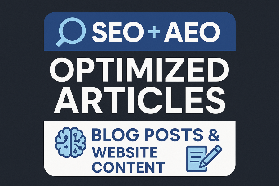 SEO+AEO optimized content that ranks on Google & (LLMs)