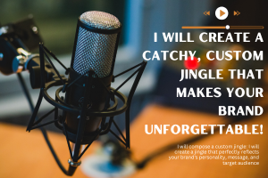 I will create a catchy, custom jingle that makes your brand unforgettable